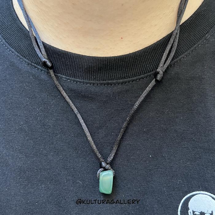 Gambar Kalung Batu Tali Satin (Hanya Ada 1 Kalung/Batu) - D dari Kultura Gallery undefined Tokopedia
