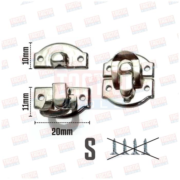 Gambar Kunci Mini Box Perhiasan Kancing Pengait Kotak Mini Toggle Latch - S dari TacTic Tools undefined Tokopedia
