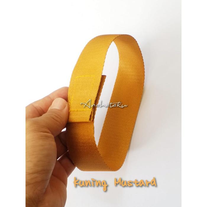 Gambar TALI PENGIKAT MATRAS / YOGA MAT STRAP / STRAP YOGA MAT - Kuning Mustard dari Anahataku undefined Tokopedia