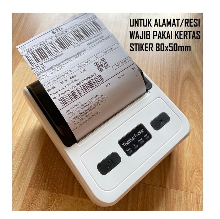 Gambar SMARTCOM - Printer Thermal Bluetooth 80mm dengan Baterai support Bluetooth dan USB WHITE - 80MM WHITE dari SMARTCOM INDONESIA_NEW undefined Tokopedia