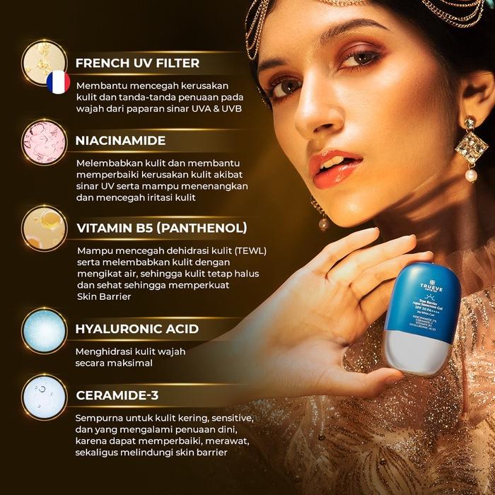 Gambar Trueve True Barrier Aqua / Mineral Sunscreen Gel SPF50++++ - Aqua Sunscreen dari dbeautecounter undefined Tokopedia