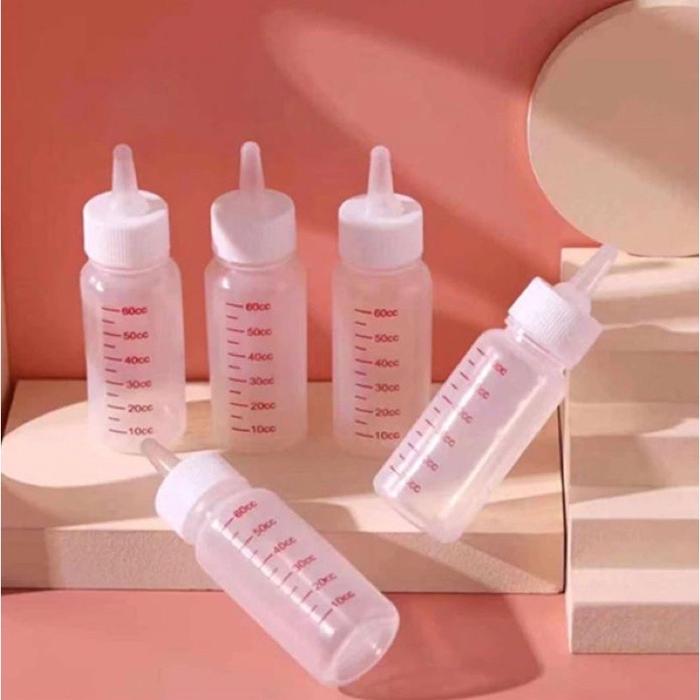 Gambar Botol Dot Minum Susu Hewan Kucing Anjing Musang 50 ml Cat Dog Kitten - Merah dari Faralia PetShop undefined Tokopedia