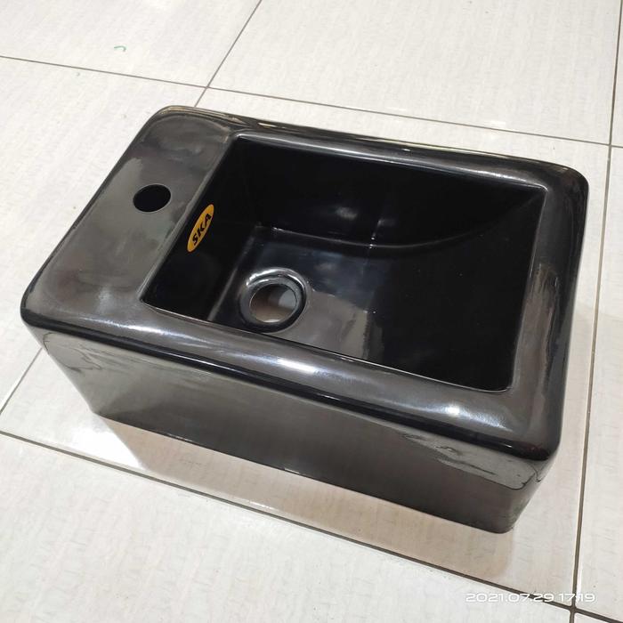 Gambar mini wastafel komplit - Hitam dari 7 Berkat undefined Tokopedia