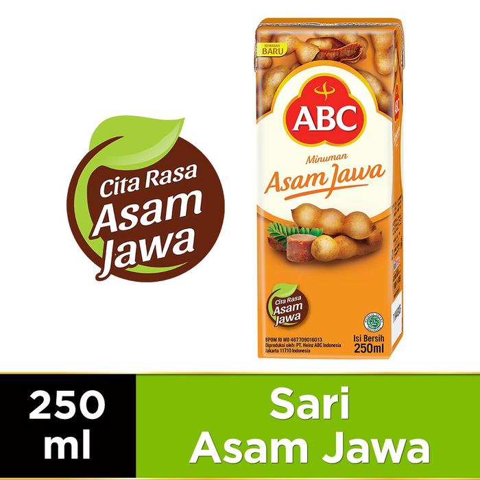 Gambar ABC Sari Asam Jawa 250ml-Minuman Asem Kotak-Tamarind Drink-1 Karton-24 dari Jukota Shop undefined Tokopedia