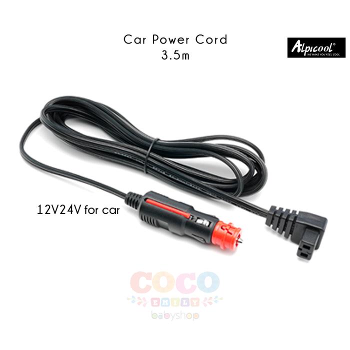 Gambar ALPICOOL Refrigerator Accessories Car Power Cord Home Adaptor Battery - Power Cord 3.5m dari CocoEmily undefined Tokopedia