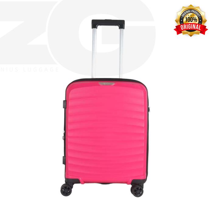 Gambar koper 20 inch jack nicklaus (73112) small hardcase + TSA + expand - pink dari zenius luggage undefined Tokopedia