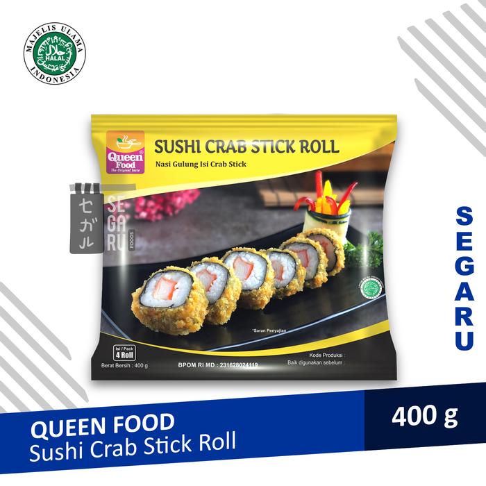 Gambar Queen Food Japanese Sushi Roll Instant isi Tuna / Kani Crabstick - CRABSTICK ROLL dari Segaru Foods undefined 5 Tokopedia