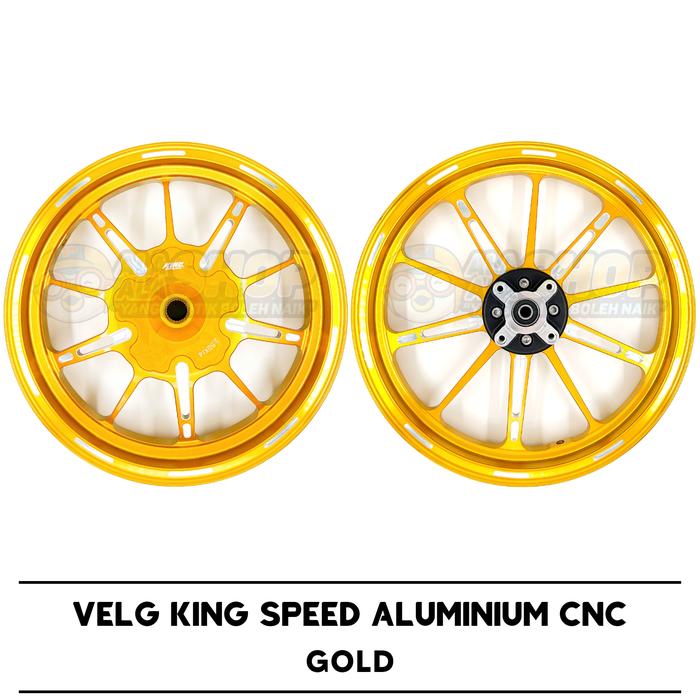 Gambar Velg King Speed Vario 125 / 150 KingSpeed Aluminium CNC - Abu-abu dari Ala - Ala Shop undefined 5 Tokopedia