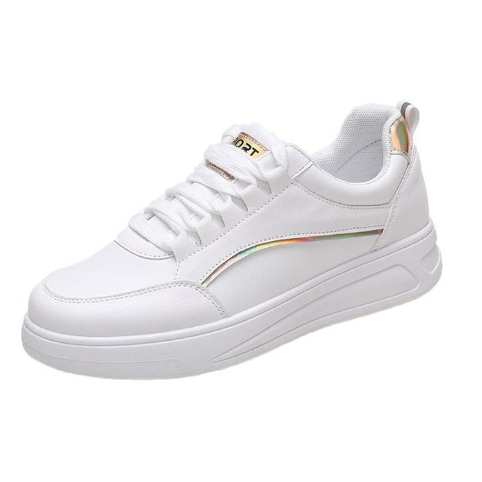 Gambar Sneakers Putih Wanita Gio Saverino Sepatu Korea Wanita - GOLD, 36 dari Gio Saverino Mall undefined Tokopedia