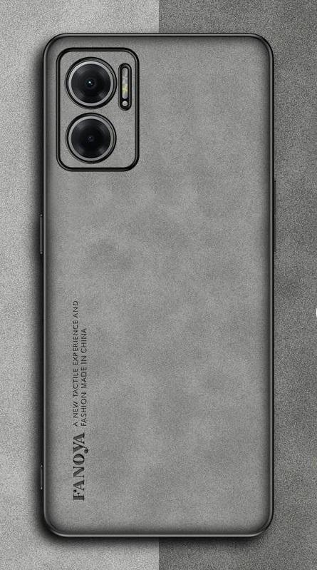 Gambar XIAOMI REDMI 10 5G FANOYA PREMIUM NAPPA LEATHER SOFT CASE - Grey dari Ninepointnine undefined Tokopedia