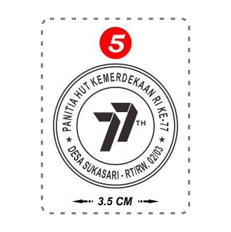 Gambar Stempel Panitia / Ketua Panitia / HUT / Sekretaris Panitia, dll - Model 5, Merah dari Stempelize undefined Tokopedia
