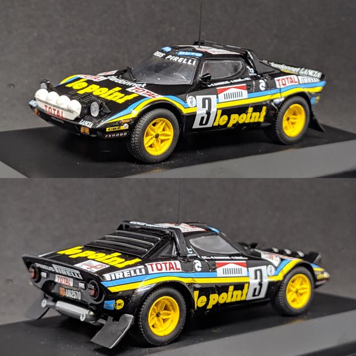 Solido Top 43 – Lancia Stratos – Le Point Tour De France 1980 – 1/43 – Noire
