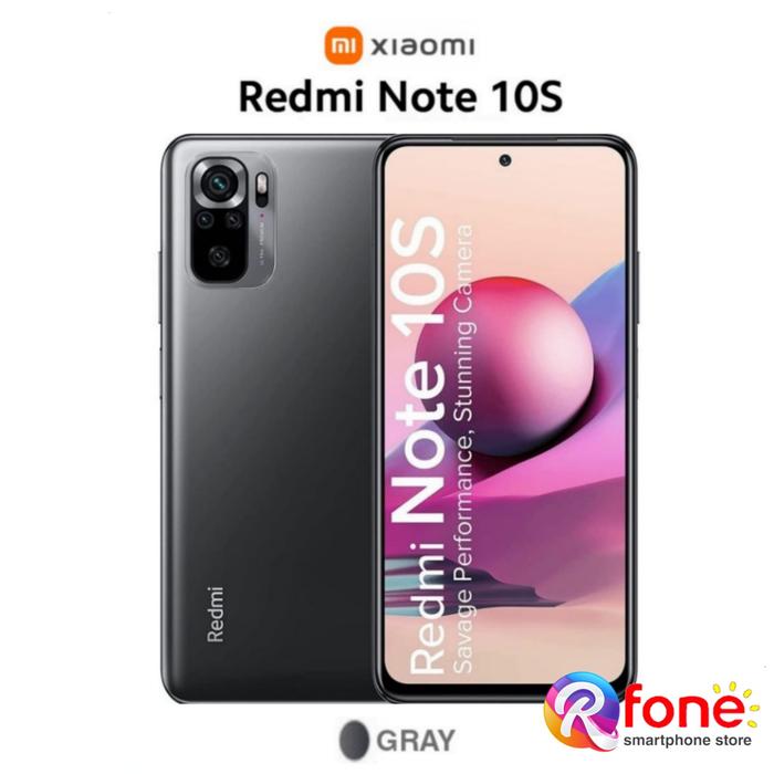 Gambar XIAOMI REDMI NOTE 10S 8/128GB | 8GB+ 128GB NEW GARANSI RESMI - Hitam dari R-fone Mobile undefined Tokopedia