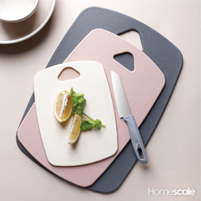 Gambar Talenan Tiga Potong Serbaguna - Merah Muda dari Homescaleid undefined Tokopedia