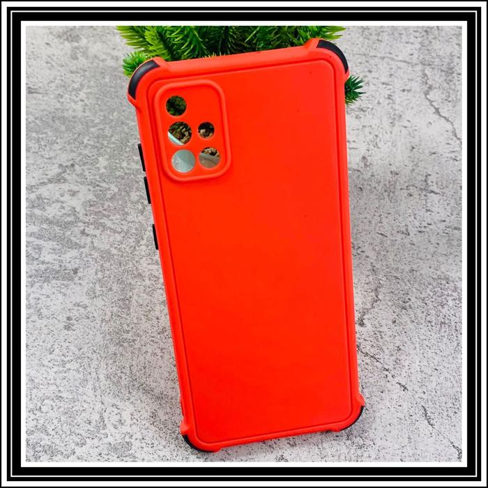 Gambar SAMSUNG GALAXY A51 A515 FUTURE TPU CRACK ORIGINAL CASING SOFT CASE - MERAH, SAM A51 A515 dari Case Thebest undefined Tokopedia