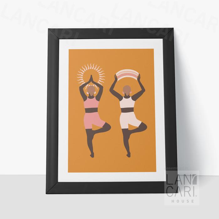 Gambar Dekorasi Vrksasana Yoga Hiasan Dinding Vintage Yoga Gift Rumah Kantor - Putih dari LANCARI Kota Administrasi Jakarta Pusat Tokopedia