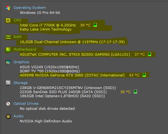 Paket Pc I7 7700k Zotac 3060 Oc Mobo Asus B250g Gaming Ram 16gb