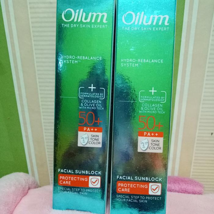 Gambar Oilum Facial Sunblok Protecting Care SPF 50+ 35 ml dari alraf@shop undefined Tokopedia
