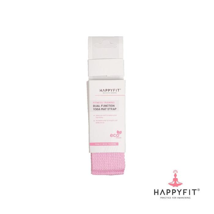Gambar Happyfit Dual Function Yoga Mat Strap Cotton - Pink dari dlangit undefined Tokopedia