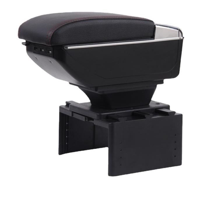 Gambar Armrest Box Universal Mobil Console Box Kualitas Tinggi 7 Soket USB - Hitam dari Momen Hati undefined Tokopedia