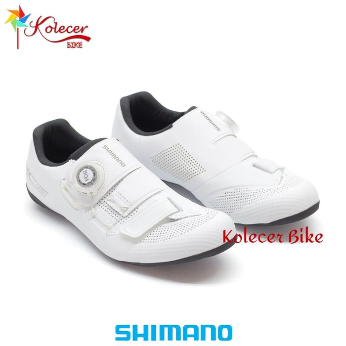 Shimano RC502 Women RC5 Cycling Shoes Sepatu Sepeda Cleat White Putih di  Kolecer Bike Tokopedia