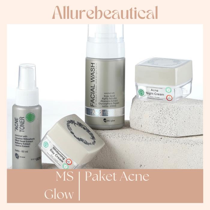Gambar MS GLOW Paket Wajah Acne Whitening Luminous Ultimate - Acne dari allurebeautical undefined Tokopedia