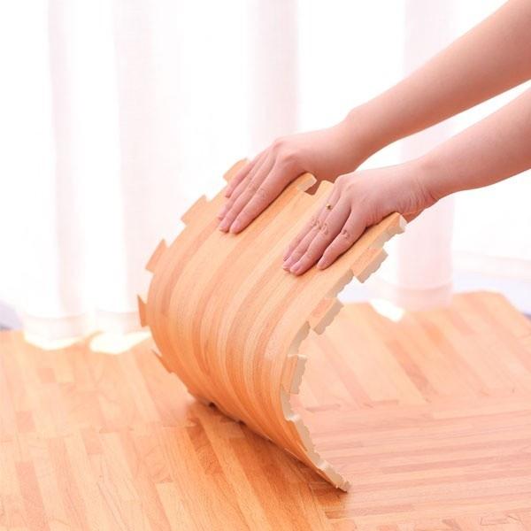 Gambar BONBOX BMP20 Matras Puzzle Printed Motif Kayu Karpet Playmat Floor Mat - Yellow dari Akar Jaya Communication undefined Tokopedia