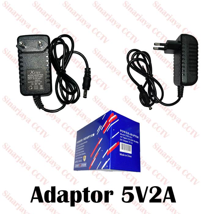 Gambar Adaptor 5V-6V-9V 2A adapter Switching Charger Ukuran Jack Dc 5.5mm - 5V 2A dari sinarjaya cctv undefined Tokopedia