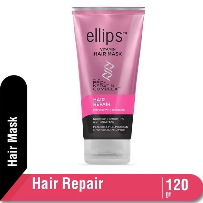 Gambar Ellips hair mask pro keratin complax 120gr tube - hair repair dari Official Distributor Bgr undefined Tokopedia