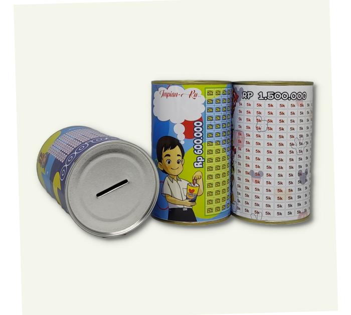 Gambar Celengan Target Bisa Buka Tutup Desain Full Colour / Celengan Tabel - Target 1,5 Juta dari ARWANAJAYA KREASI undefined Tokopedia