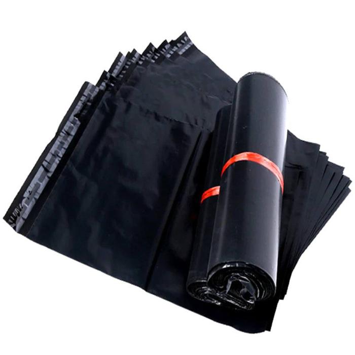 Gambar PLASTIK PACKING OLSHOP POLYMAILER HITAM / PUTIH; 1 PACK : 100pcs - Hitam, 17 x 30 dari Jagoan Packing undefined Tokopedia