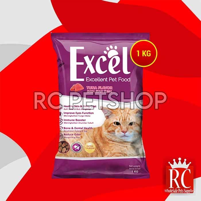 Gambar Makanan Kucing Excel Cat Food 1 KG - Segitiga (Chick dari RC Petshop Jakarta undefined 5 Tokopedia