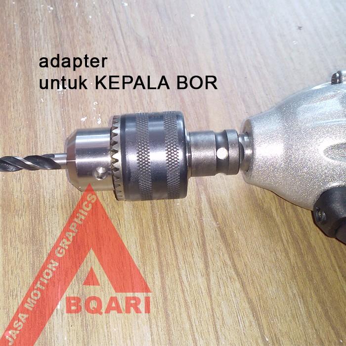 Gambar Adapter impact wrench / kepa bor impact wrench / mata bor segi enam - adapter&palabor dari Jasa Motion Graphic undefined Tokopedia