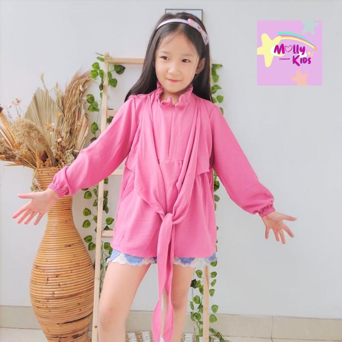 Gambar Blouse Nira/Blouse Anak/Blouse Lengan Panjang (E) - Dusty Pink dari Berkat Cipta Anugrah undefined Tokopedia