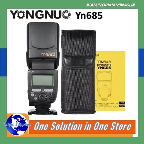 Gambar Yongnuo Flash YN-685 TTL & HSS - FOR CANON/NIKON - PAKET STANDAR dari OriginSupplies undefined Tokopedia