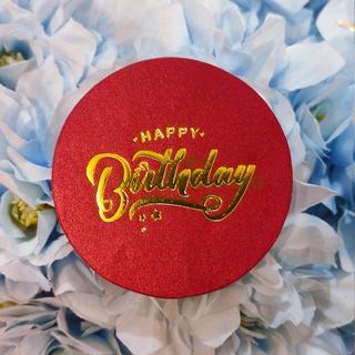 Gambar [ Bulat ] Kartu Ucapan : Happy birthday - Happy Graduation - Thank You - Happy Birthday, Putih dari Toko Mawar Kuning undefined Tokopedia