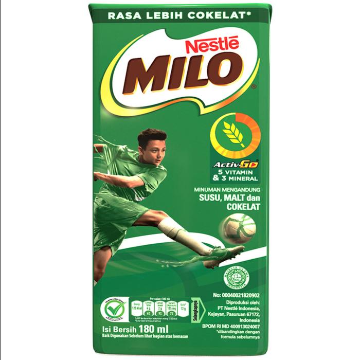 Gambar Milo ActivGo UHT Tetra Pak 190 ml Susu Cair Siap Minum dari Toko Oneway - Cabang undefined Tokopedia