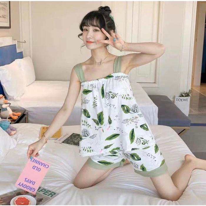 Gambar Piyama Tanktop +Bra Baju Tidur Sexy Import Baju Tidur Wanita Dewasa - maplewhitegren, XXL dari Suplierpiyamaimport undefined Tokopedia