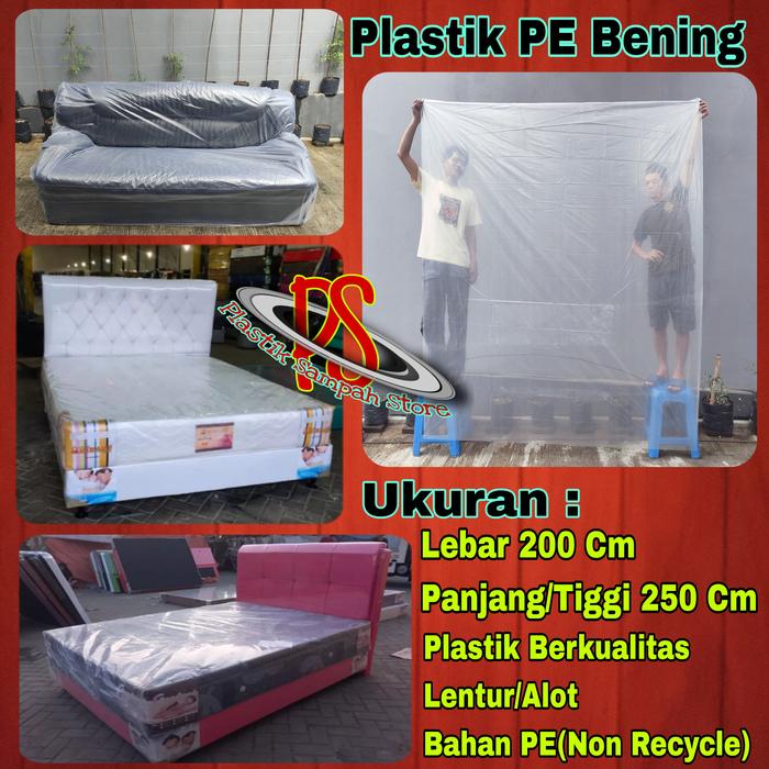 Gambar Plastik PE Plastik Pembungkus , Plastik Bening , Plastik Transparan - PE200X250 dari Plastik Sampah Pajeko Bandung undefined Tokopedia