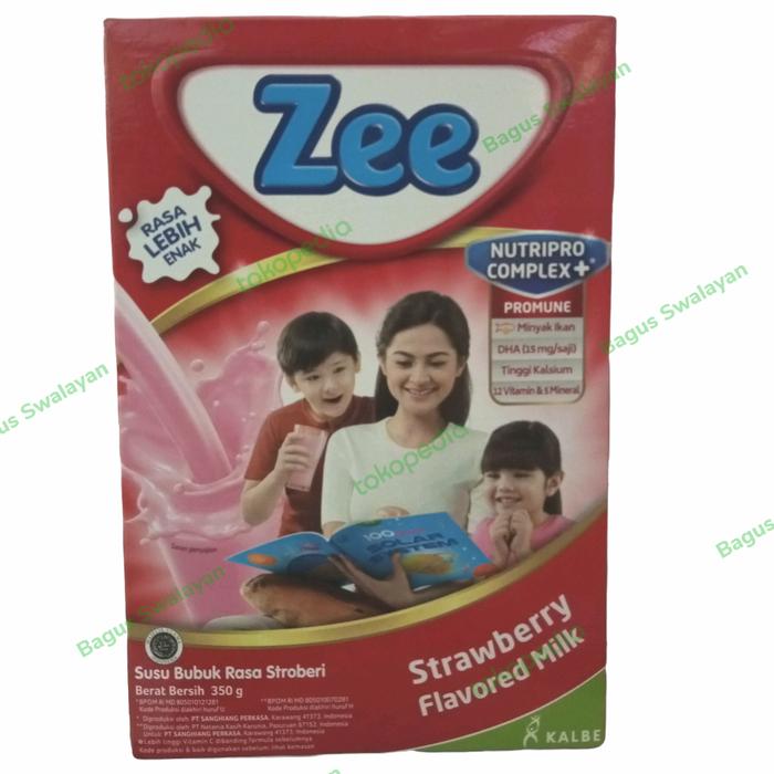 Gambar Zee Susu Bubuk Rasa Stroberi Strawberry Flavored Milk 350gr dari Bagus Swalayan undefined Tokopedia