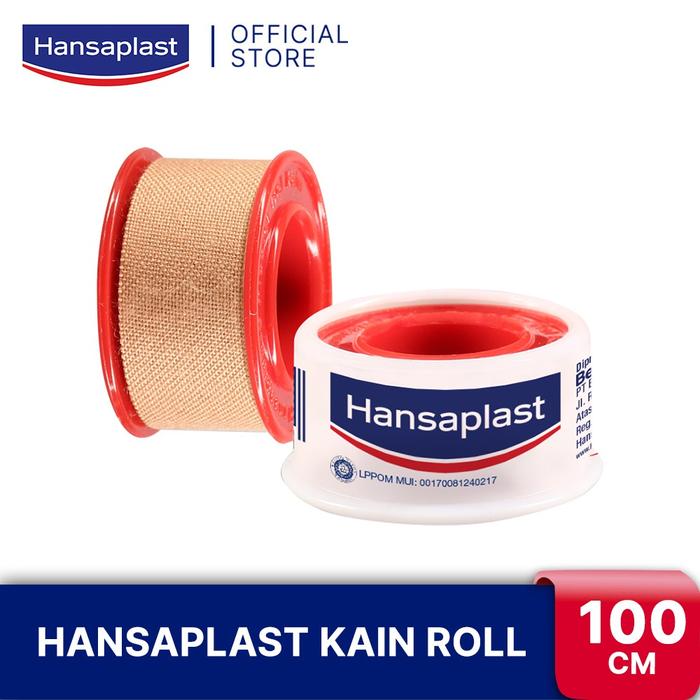 Gambar Hansaplast Kain Roll 100 cm Perban Plester Berdaya Rekat Kuat dari Dgshopid undefined Tokopedia