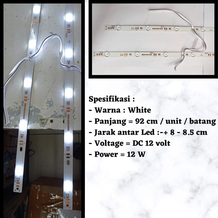 Gambar Lampu LED Backlight kancing / LED Strip Backlight ( untuk neon box ) - white dari Indopower2 undefined Tokopedia