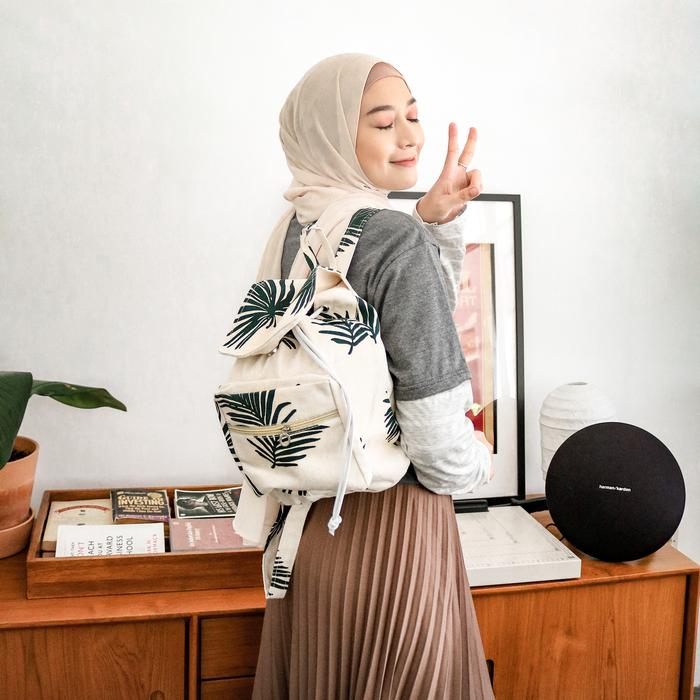 Gambar Ransel Serut Wanita Cewek Viral Tas Punggung Sekolah Kuliah Terbaru - Palem dari Wonderbag's undefined Tokopedia