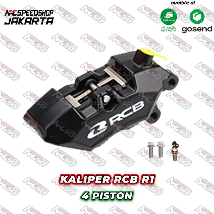 Gambar Kaliper RCB 4 Piston Tipe R1 Series Universal / Semua Motor 4P caliper - VARIAN dari Arcspeedshop Jakarta undefined 5 Tokopedia