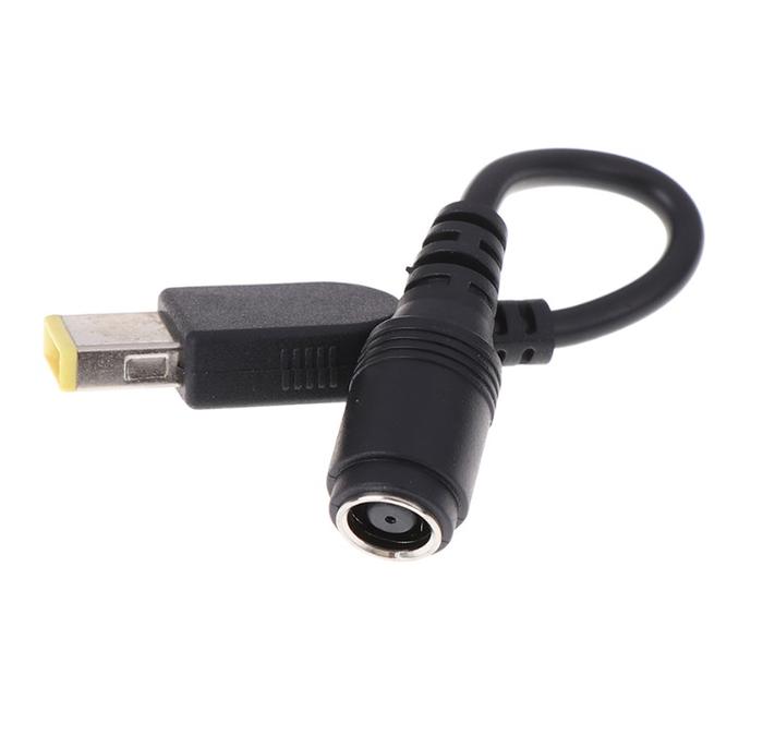 Gambar Adapter DC Power Jack Bulat ke Kotak untuk Charger Laptop Lenovo - Kabel dari Hanif Umega Shop undefined Tokopedia