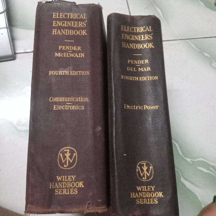 Gambar ELECTRUCAL ENGINEERS HANDBOOK TWO BOOKS Pender mcilwain dari Mama Tio shop undefined Tokopedia