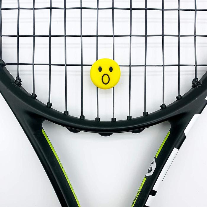Gambar Peredam raket tenis Damp Dampener tenis motif emoticon - Kuning O dari Erland UD undefined Tokopedia