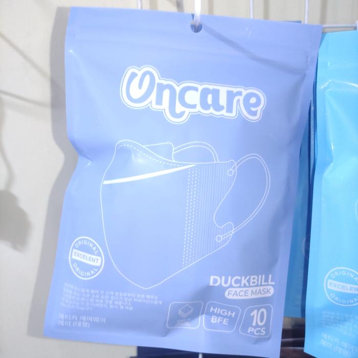 Gambar Masker duckbill warna oncare isi 10 - silver blue dari JONAS STORE SEMARANG undefined Tokopedia