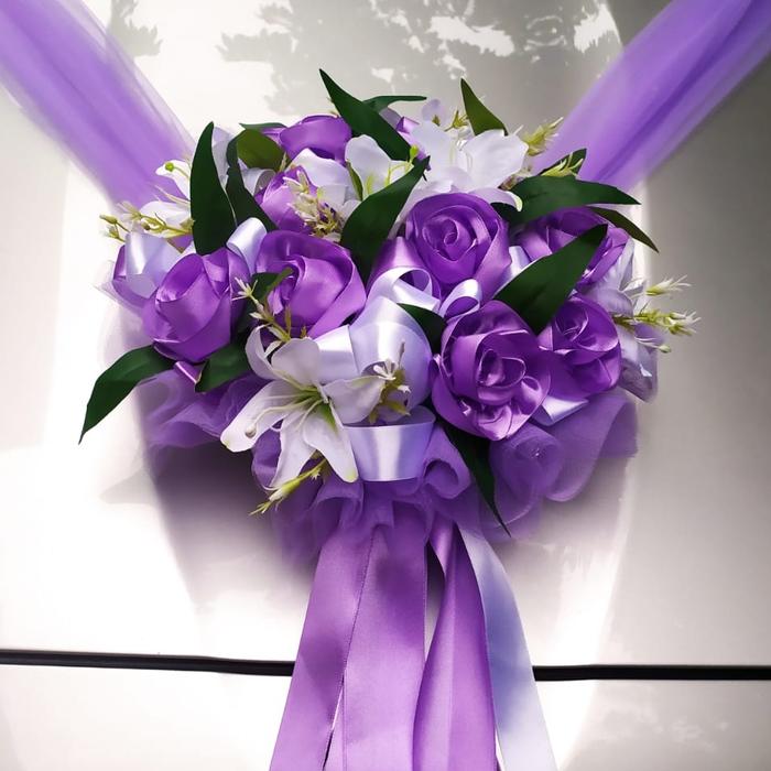 Gambar Bunga Hiasan Mobil Pernikahan Art Lili- Buket Bunga Pengantin - Bunga Mobil Pengantin - Hiasan Mobil - Aksesories pernikahan - Bunga Hadiah - Doorprize  - Bunga Mobil - f, plus 6 bnga kcl dari EVANZ STORE - Bunga Pengantin undefined Tokopedia