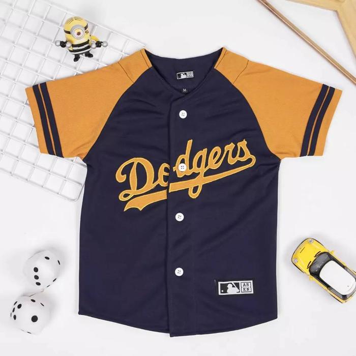 Gambar Baju baseball wanita baju baseball pria - dodgers anak, M dari ETERNAL GLORY CLOTHES undefined Tokopedia
